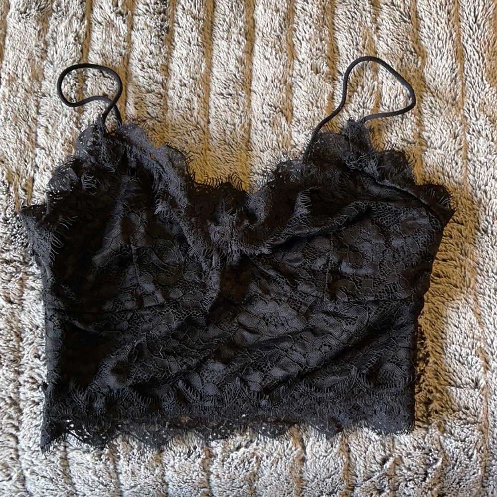 Lace bra top